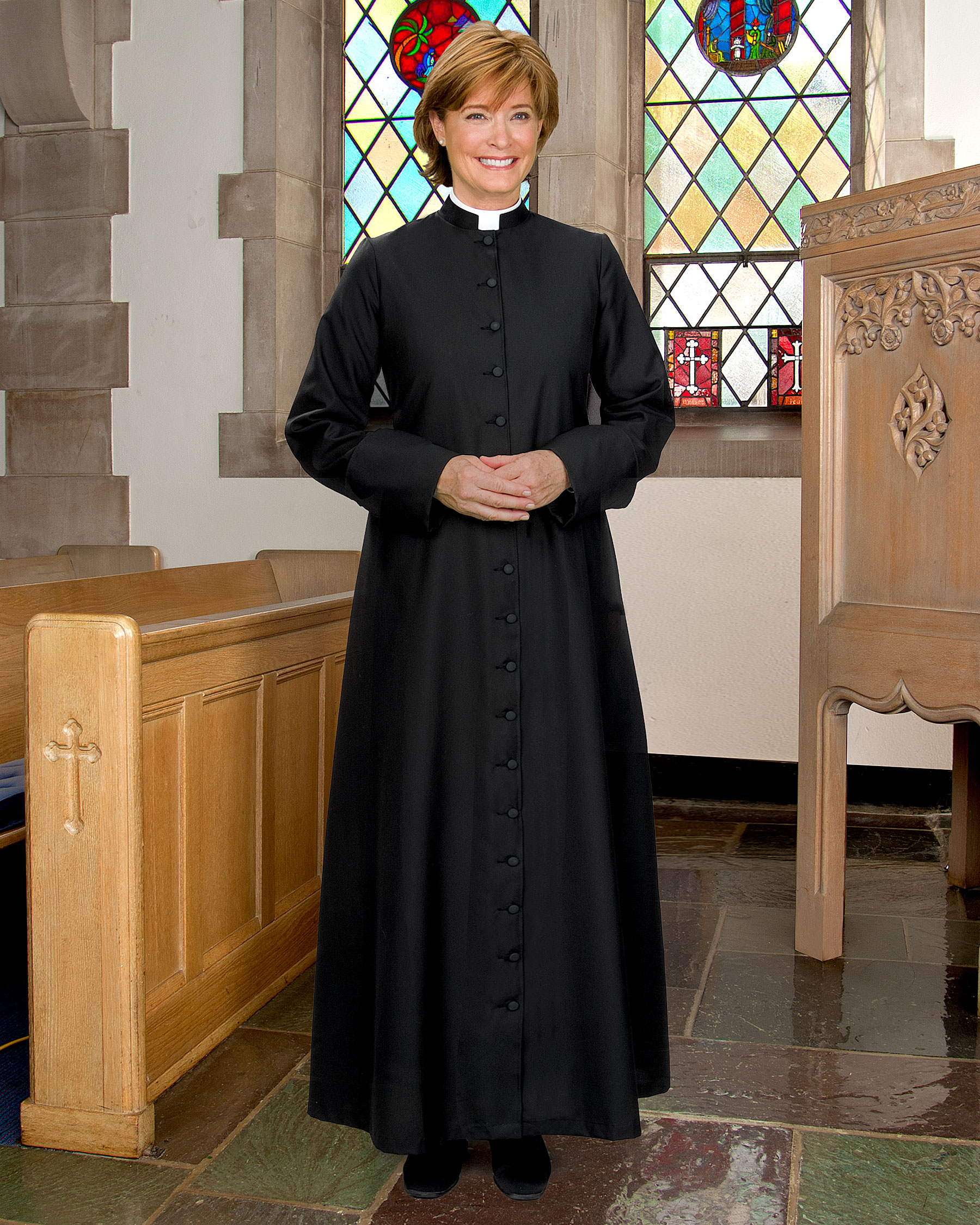 CM Almy | Roman-style Clergy Cassocks for Women