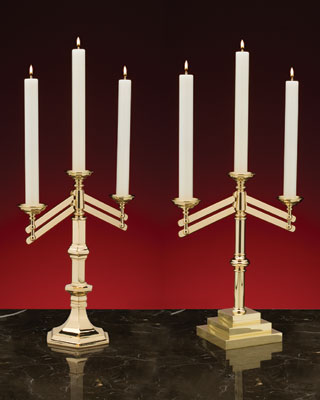 tabletop candelabra - 3 light
