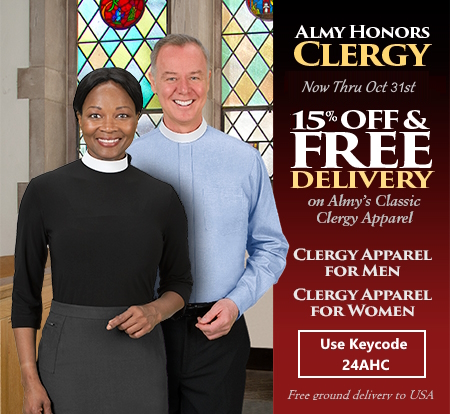 Almy Honors Clergy